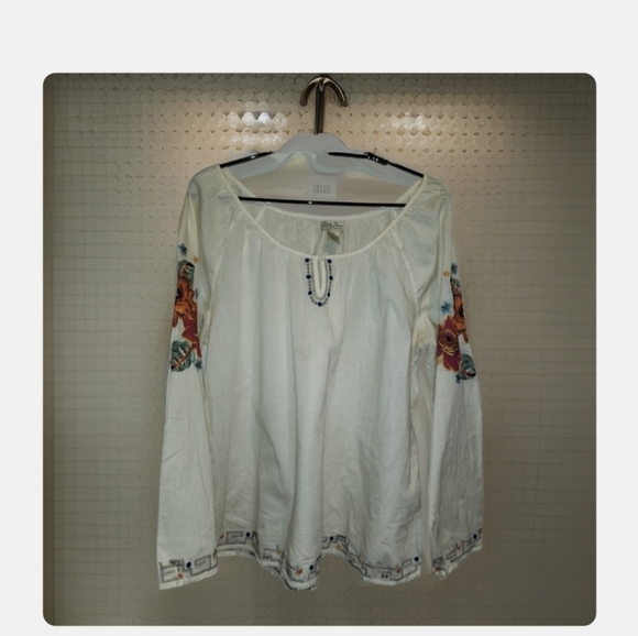 Lucky Brand Boho Blouse - Picture 1 of 6